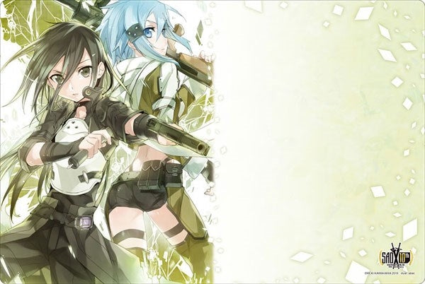 Bushiroad Rubber Mat Collection Vol.529: Sword Art Online 10th Anniversary Phantom Bullet - Kirito & Sinon (529)