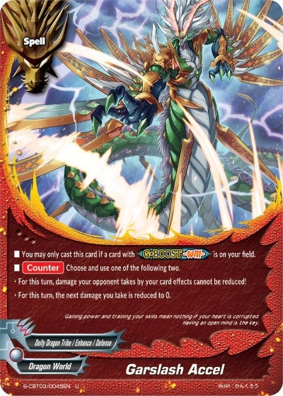 Garslash Accel (30045) [S-CBT03] - Future Card BuddyFight Single