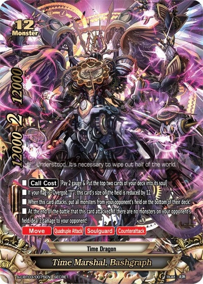 Time Marshal Bashgraph (30075) [S-CBT03] - Future Card BuddyFight Single