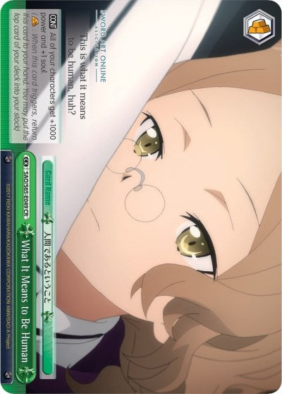 What It Means to Be Human (65049) [SAO/S65] - Weiss Schwarz Single