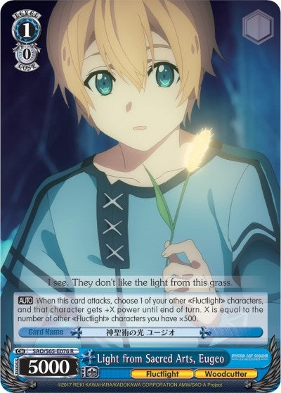 Light from Sacred Arts Eugeo (65076) [SAO/S65] - Weiss Schwarz Single