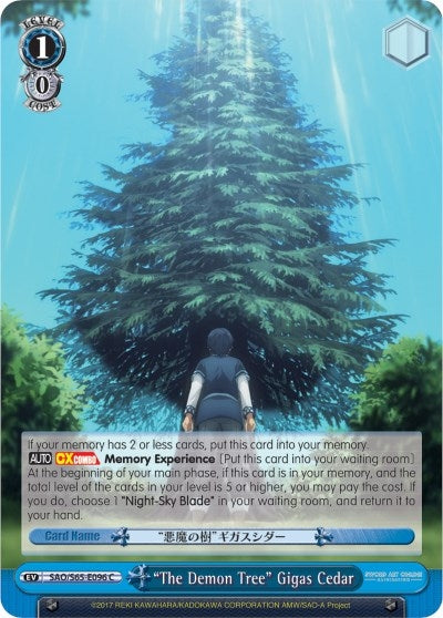 ’The Demon Tree’ Gigas Cedar (65096) [SAO/S65] - Weiss Schwarz Single