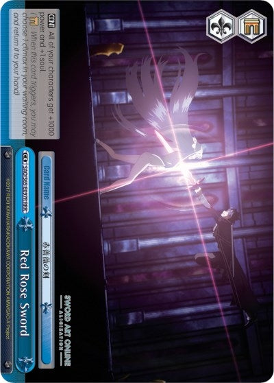Red Rose Sword (RRR) (65097) [SAO/S65] - Weiss Schwarz Single