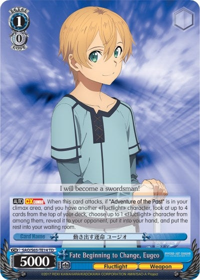 Fate Beginning to Change Eugeo (6514) [SAO/S65] - Weiss Schwarz Single