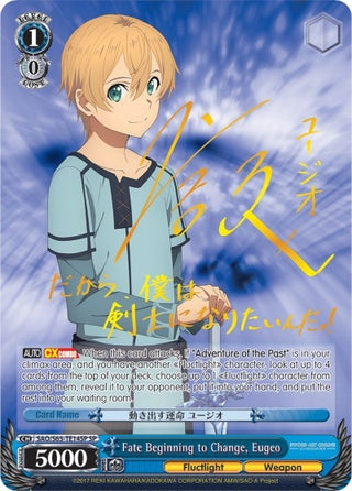 Fate Beginning to Change Eugeo (SP) (6514) [SAO/S65] - Weiss Schwarz Single