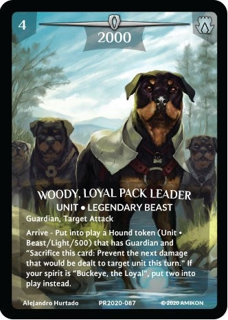 Woody Loyal Pack Leader (2020087) [PR] - Argent Saga TCG Single