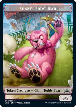 Giant Teddy Bear // Acorn Stash Double-sided Token (0) [UND] - MTG Single