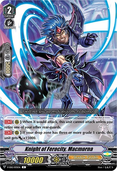 Knight of Ferocity Macmorna (12035) [V-EB12] - Cardfight Vanguard Single