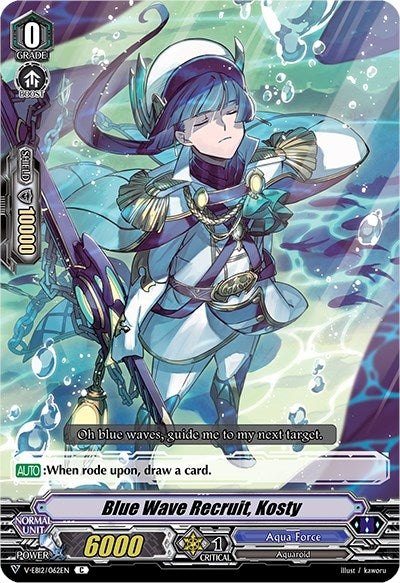 Blue Wave Recruit Kosty (12062) [V-EB12] - Cardfight Vanguard Single