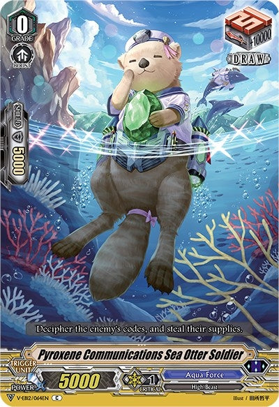 Pyroxene Communications Sea Otter Soldier (12064) [V-EB12] - Cardfight Vanguard Single