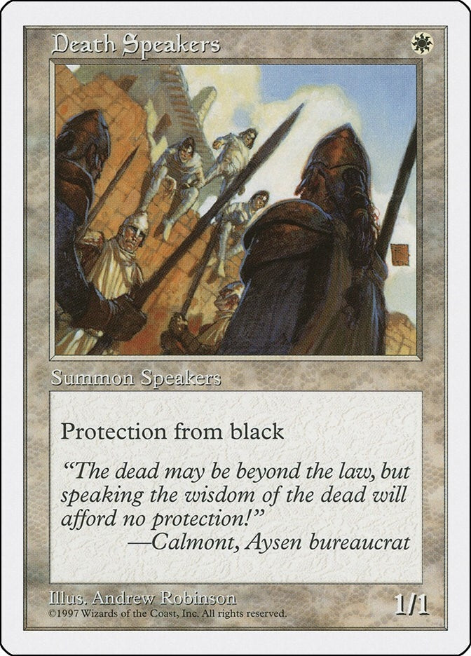 Death Speakers [5ED] - MTG Single