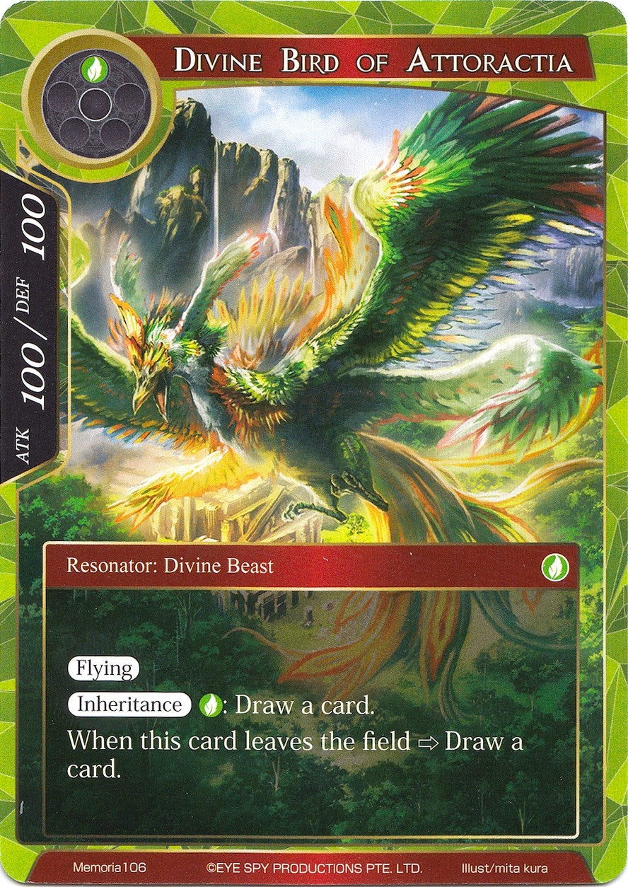 Divine Bird of Attoractia (106) [AO1M] - Force of Will Single