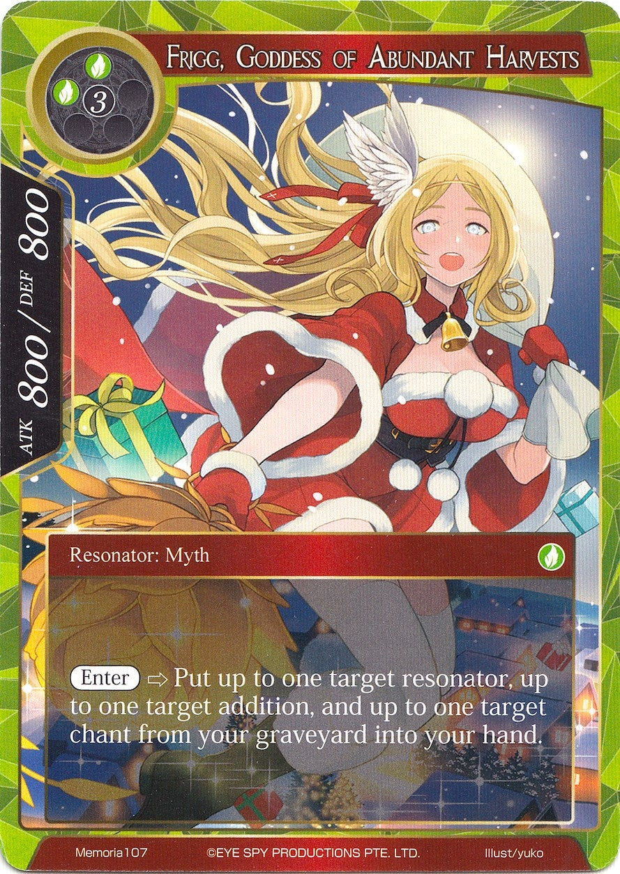 Frigg Goddess of Abundant Harvests (107) [AO1M] - Force of Will Single