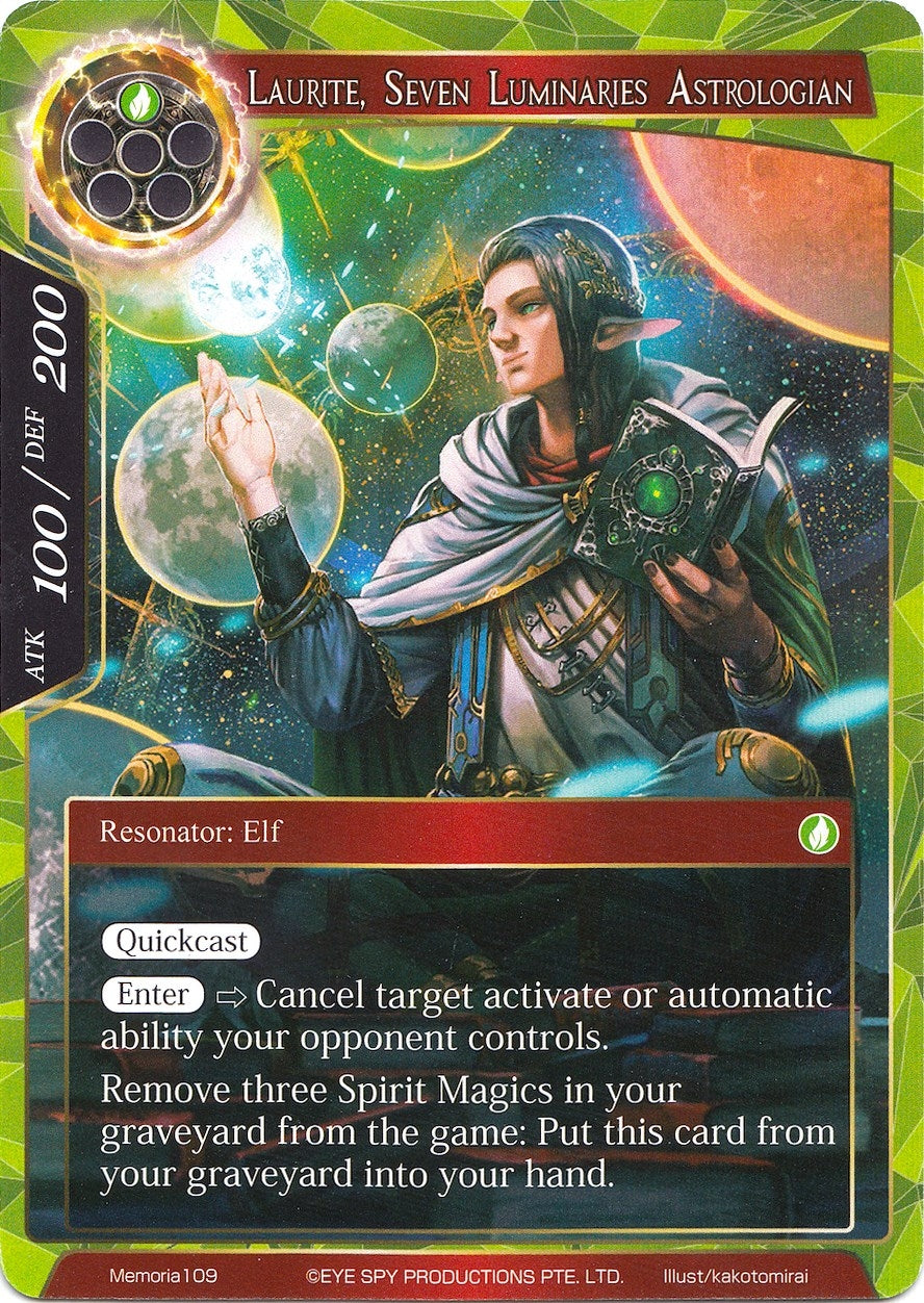 Laurite Seven Luminaries Astrologian (109) [AO1M] - Force of Will Single