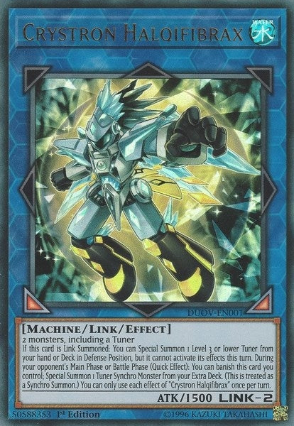 Crystron Halqifibrax (1) (DUOV) - YuGiOh Single