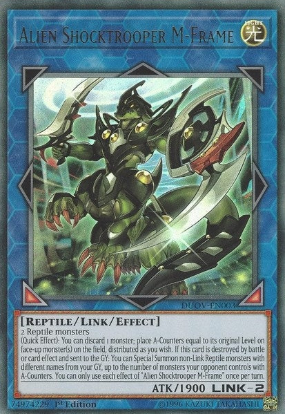 Alien Shocktrooper M-Frame (3) (DUOV) - YuGiOh Single