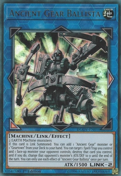 Ancient Gear Ballista (10) (DUOV) - YuGiOh Single