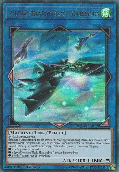 Mecha Phantom Beast Auroradon (17) (DUOV) - YuGiOh Single