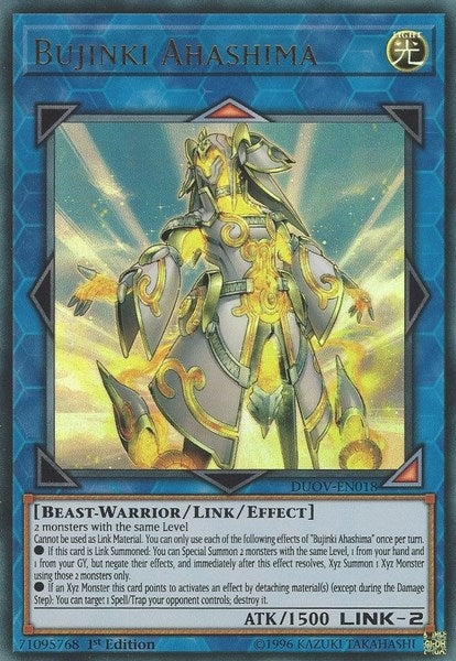 Bujinki Ahashima (18) (DUOV) - YuGiOh Single