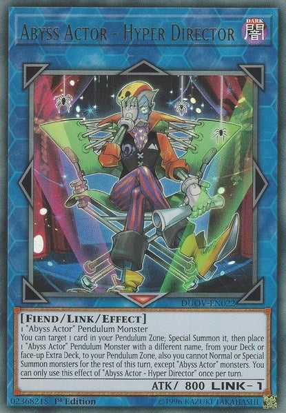 Abyss Actor - Hyper Director (22) (DUOV) - YuGiOh Single