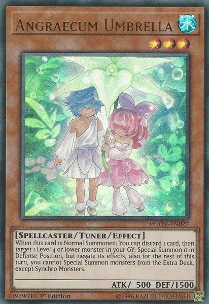 Angraecum Umbrella (27) (DUOV) - YuGiOh Single
