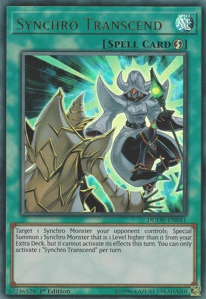 Synchro Transcend (41) (DUOV) - YuGiOh Single