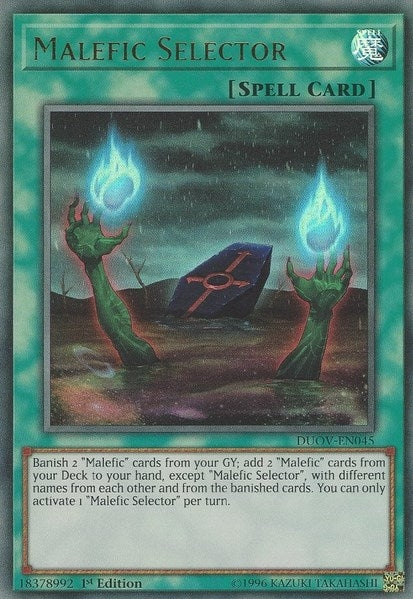 Malefic Selector (45) (DUOV) - YuGiOh Single
