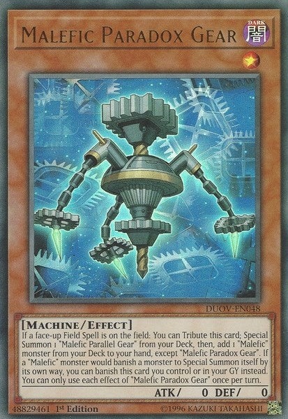 Malefic Paradox Gear (48) (DUOV) - YuGiOh Single