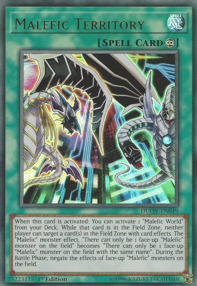 Malefic Territory (49) (DUOV) - YuGiOh Single