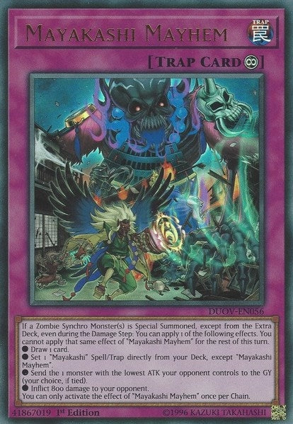 Mayakashi Mayhem (56) (DUOV) - YuGiOh Single