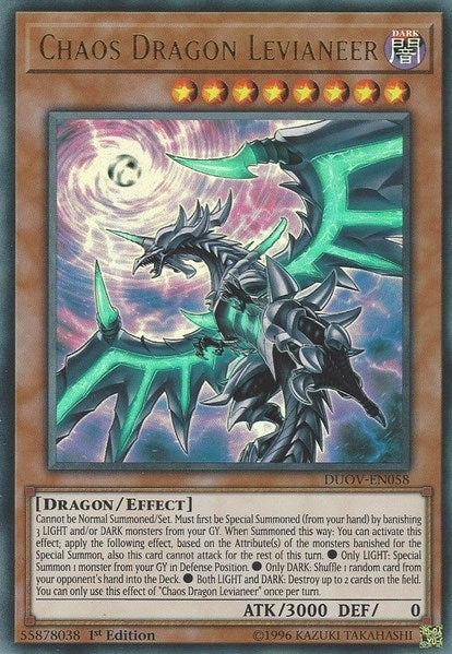 Chaos Dragon Levianeer (58) (DUOV) - YuGiOh Single