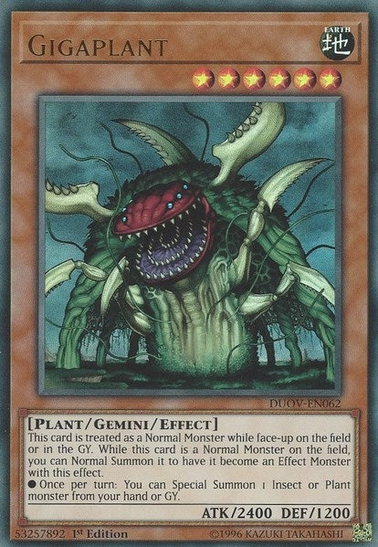 Gigaplant (62) (DUOV) - YuGiOh Single