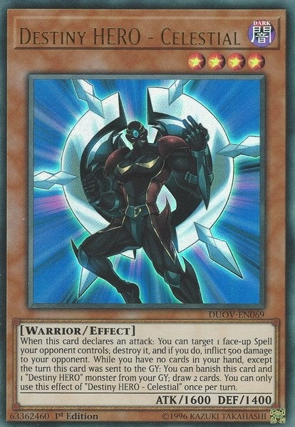 Destiny HERO - Celestial (69) (DUOV) - YuGiOh Single