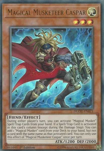 Magical Musketeer Caspar (71) (DUOV) - YuGiOh Single