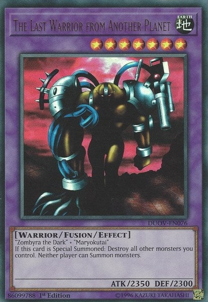 The Last Warrior from Another Planet (76) (DUOV) - YuGiOh Single