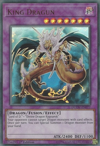 King Dragun (77) (DUOV) - YuGiOh Single