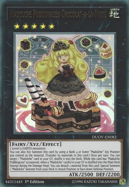 Madolche Puddingcess Chocolat-a-la-Mode (82) (DUOV) - YuGiOh Single