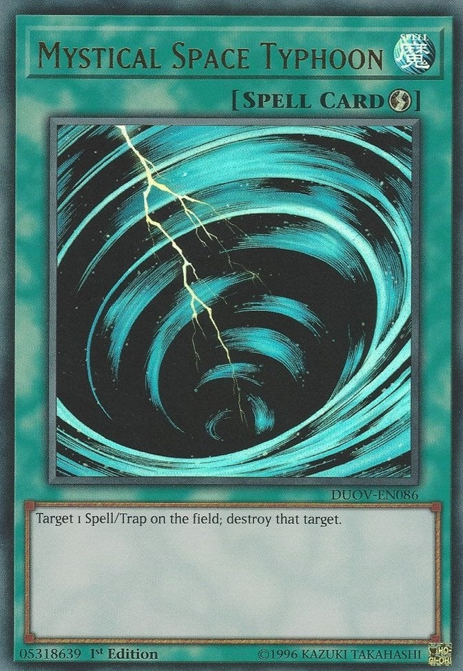 Mystical Space Typhoon (86) (DUOV) - YuGiOh Single