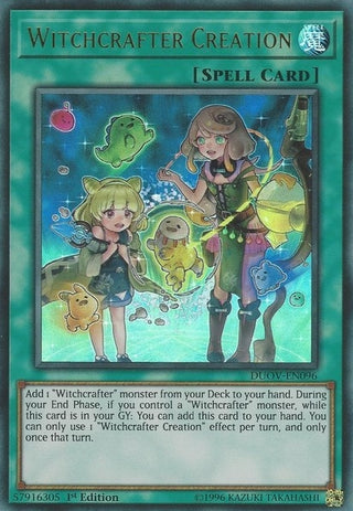 Witchcrafter Creation (96) (DUOV) - YuGiOh Single