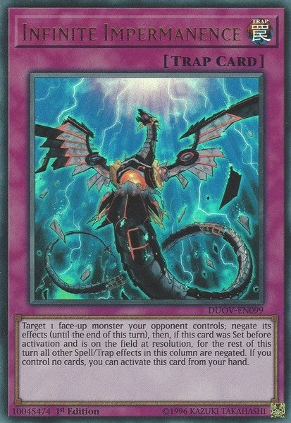 Infinite Impermanence (99) (DUOV) - YuGiOh Single