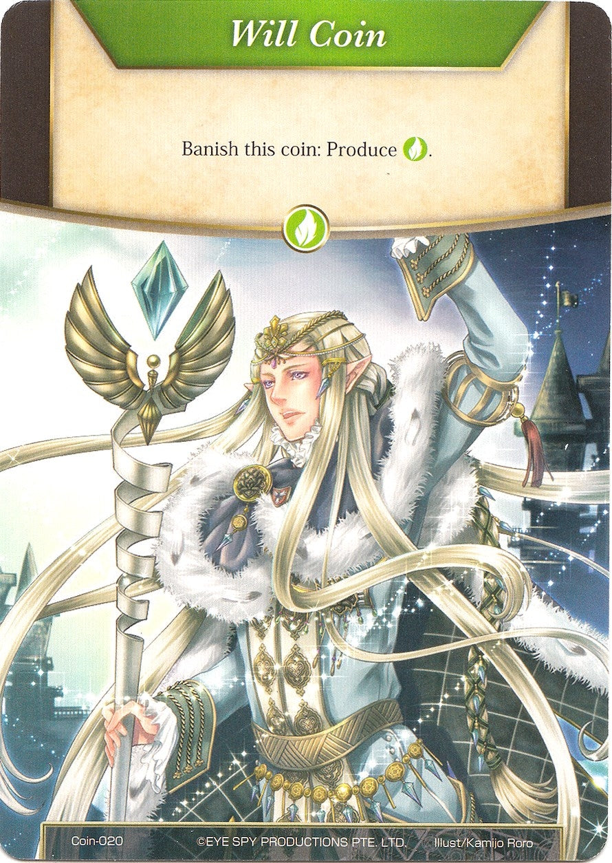 Will Coin - Coin-020 - Faerur Letoliel (0) [AO2] - Force of Will Single