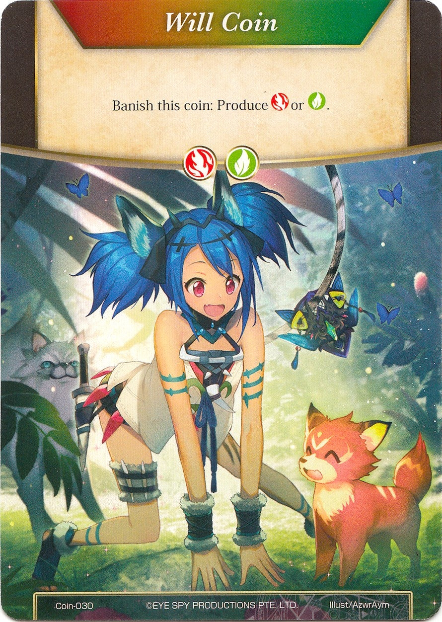 Will Coin - Coin-030 - Pricia (0) [AO2] - Force of Will Single