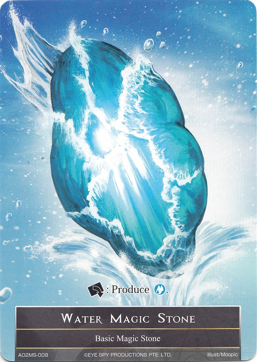 Water Magic Stone - AO2MS-008 (2008) [AO2] - Force of Will Single