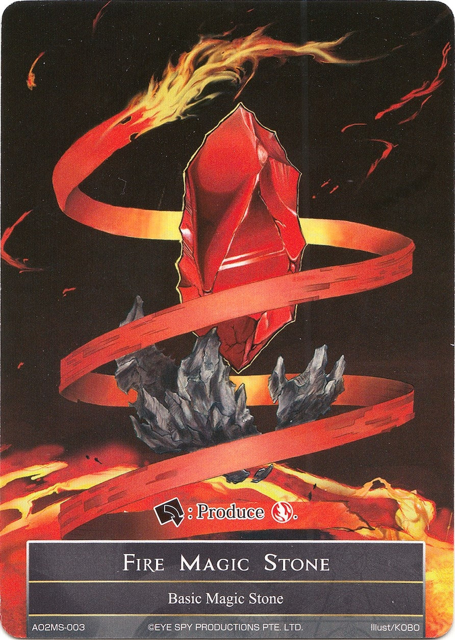 Fire Magic Stone - AO2MS-003 (2003) [AO2] - Force of Will Single