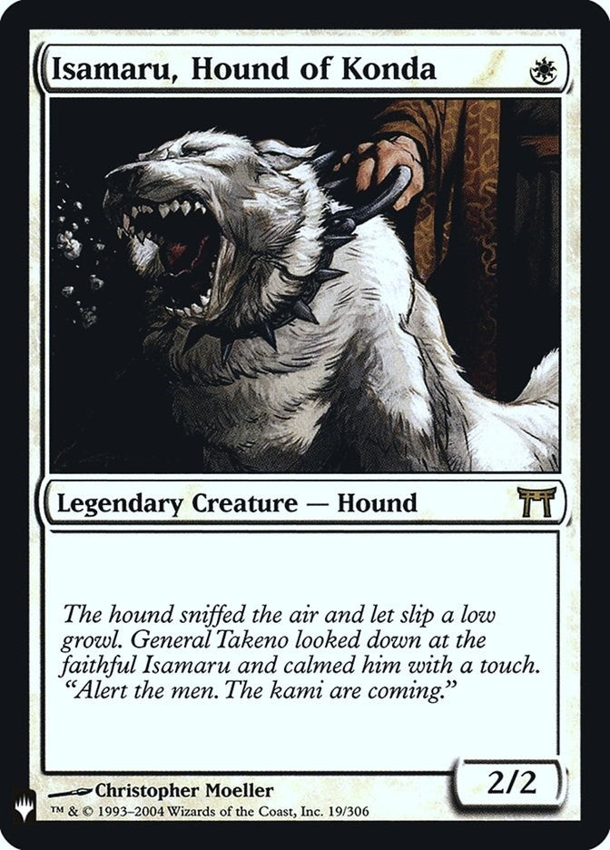 Isamaru Hound of Konda (19) [LIST] - MTG Single