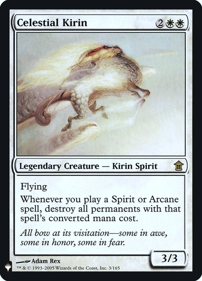 Celestial Kirin (3) [LIST] - MTG Single