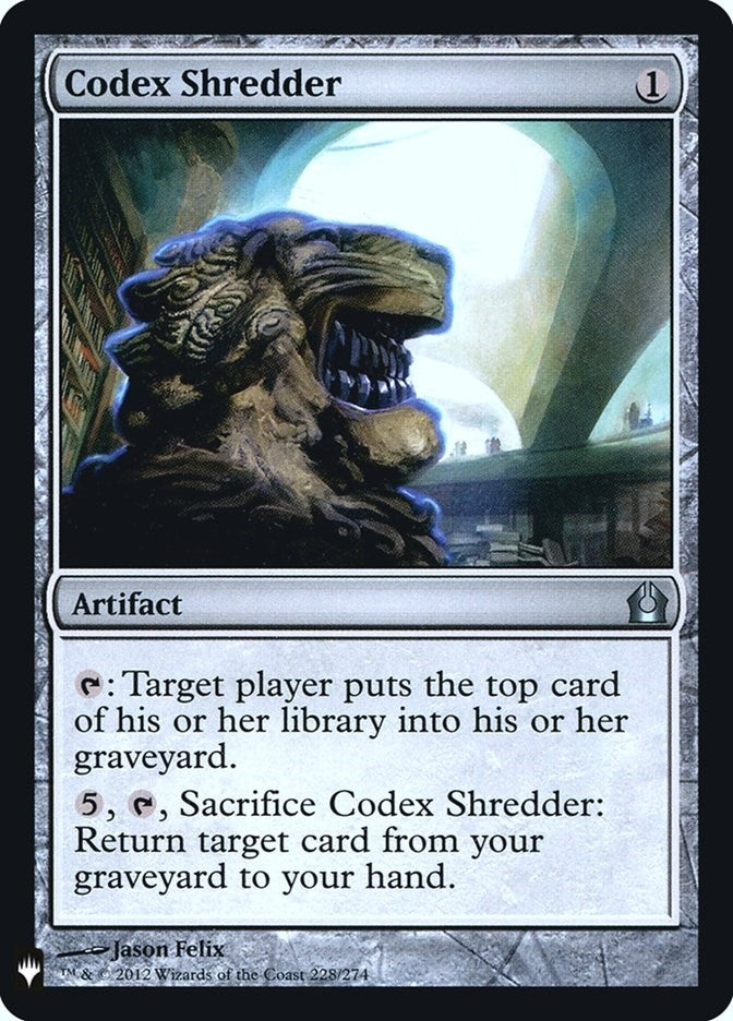 Codex Shredder (228) [LIST] - MTG Single