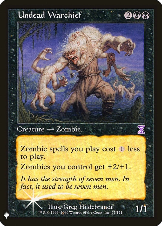 Undead Warchief (52) [LIST] - MTG Single