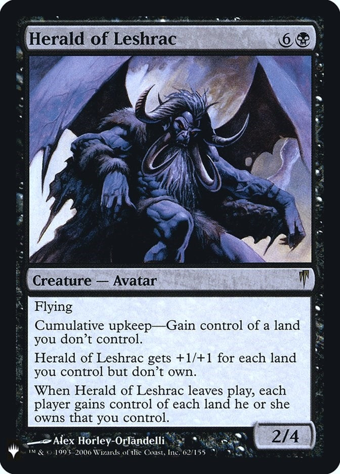 Herald of Leshrac (62) [LIST] - MTG Single