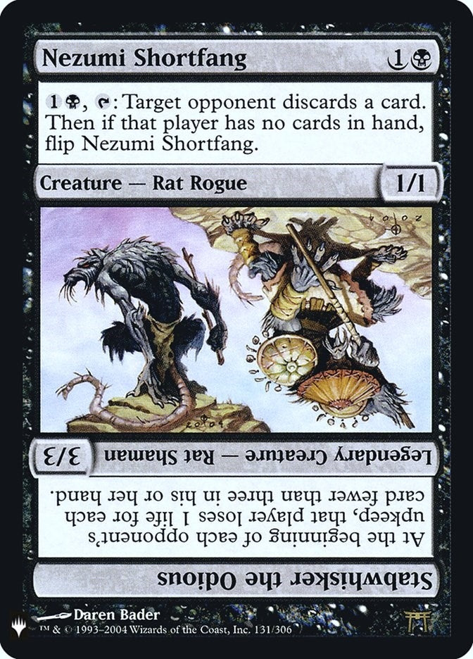 Nezumi Shortfang // Stabwhisker the Odious (131) [LIST] - MTG Single